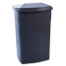 Бак мусорный 90л (темно-серый) Алеана