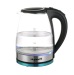 Чайник електричний скло 1,8 л. (диск.) ViLgrand чорний
