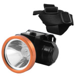 Акумуляторний ліхтарик на голову світлодіодний 1LED (2 режима, зарядка USB, ремінець) регул. нахил 90градусів Yajia