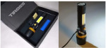 Фонарик аккумуляторный светодидодный Tiross TS-1886 10W LED 450lm + 3W COB 250lm 2000mAh Li-ion 18650