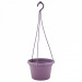Горшок цветочный "Глория" с подвеской фиолетовый (25*16 см, 4л)  Алеана