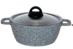 Каструля 2.0 л (20 см) з антипр покр. "Граніт Грей" БІОЛ
