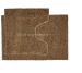 Коврик в ванную комнату двойка "Ананас" (55*80+55*50 см) какао