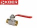 Кран шаровый вода ручка 1"1/4(32) НВ Koer