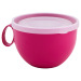 Чашка з кришкою 0,5л т.рожева - проз. Алеана