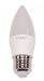 Лампа светодиодная "свеча" C37 5W (аналог 50W) E27 4000 (нейтральный свет) Luxel