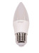 Лампа светодиодная "свеча" C37 7W (аналог 70W) E27 4000 (нейтральный свет) Luxel