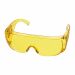 Очки защитные желтые, материал линз поликарбонат, защита от удара, оптический класс 1, Intertool