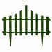 Ограждение для газона "Парканчик" (4шт.) (зеленый)(длина секции 65см) Алеана