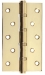 Петля дверная Gavroche универсальная 125*75 мм золото 2 шт