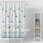 Шторка для ванни "Геометрія" 180*180 см