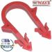 Скоба якорная для теплого пола 16 мм длина 40 мм красная (100 шт) WAVE