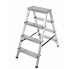 Стремянка-лестница алюминиевая двухсторонняя 2*4 ступ.