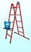 Стремянка-лестница двухсторонняя универсальная 2*5 ступ. (1,34м - 3,06м) + грузовой столик (до 40 кг)