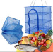 Сушка - сітка для фруктів/овочів/риби 3-х ярусна (50х50х55см)
