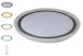 Світильник світлодіодний 72Вт з пультом управління (таймер, рег.ярк., Нічник, розміри 485Х75мм) 3000/4000 / 6500К IP 20 (CLLR-72) Luxel