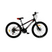 Велосипед 24 Cross Bike Spark D-AI, рама сталь 11, 21 швидкість, дискові гальма, чорно-червоний (без щитків, підніжки) в коробці
