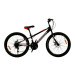 Велосипед 24 Cross Bike Spark D-Steel сталь 11, 21 скорость,  дисковые тормоза, черно-красный (без крыльев, подножки)  в коробке