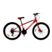 Велосипед 24 Cross Bike Spark D-Steel рама сталь 11, 21 скорость,  дисковые тормоза, красный (без крыльев, подножки)  в коробке