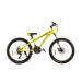Велосипед 24 Cross Bike Storm, рама сталь 13, 21 скорость, дисковые тормоза, желтый (без крыльев) в коробке