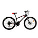 Велосипед 26 Cross Bike Spark D-AL рама сталь  13, 21 скорость,  дисковые тормоза, черно-красный (без крыльев, подножки)  в коробке