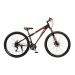 Велосипед 27,5 Cross Bike Storm, сталь 15, 21 швидкість, дискові гальма, чорно-червоний (без щитків) коробці