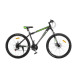 Велосипед 27,5 Cross Bike Storm, сталь 17, 21 скорость, дисковые тормоза, черно-зеленый (без крыльев) в коробке