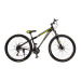 Велосипед 29 Cross Bike Storm, сталь 17, 21 швидкість, дискові гальма, чорно-жовтий (без крил) у коробці