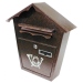 Ящик почтовый PROFIT ст.серебро антик "Домик"  (360х370х95мм)