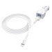 Зарядное устройство автомобильное Avantis A910 2.4A (2 USB port) + Iphone cable White