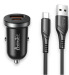 Автомобільний зарядний пристрій Avantis A920 mini car charger (A+C) single port 30W(швидка зарядка) + Type-C cable Black