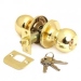 Защёлка Avers 6072-01 G золото, с ключем