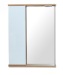 Зеркало белое Лаура 55L 55*74 см с подсветкой полн.шкаф. левое Тахо
