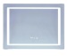 Зеркало LED. белое 800*600 MIXXUS STYLE (Годинник, LED-підсвічування, антизапотівання)