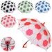 Зонтик детский, длина 66см, трость 60см, диаметр 81см, спица 48см, клеенка, свисток, 4 цвета, в пакете